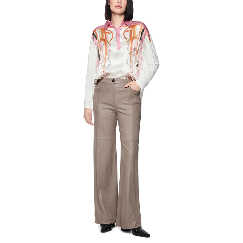 Marc Cain Stoffen broek Hose WARRI brown_driftwood(Image 2)