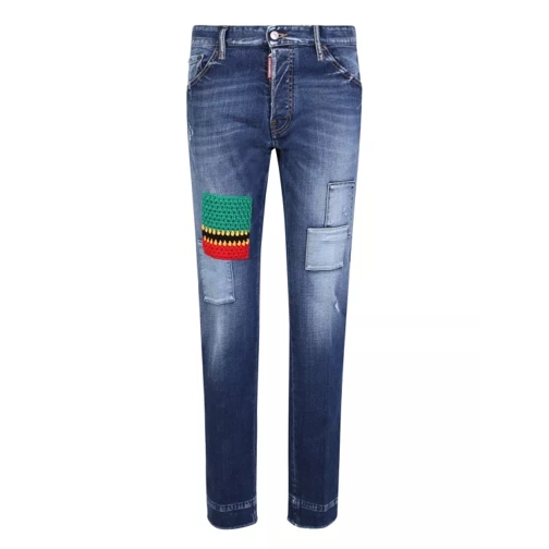 Dsquared2 Dark Jamaica Wash Bob Blue Jeans Neutrals Jeans
