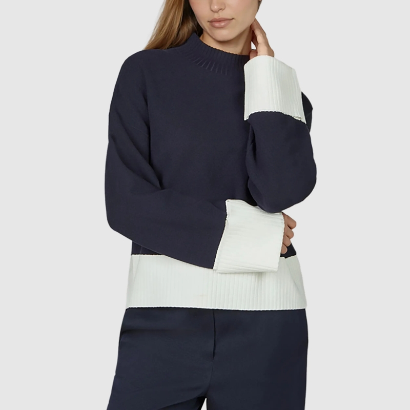 Marc Aurel Pullover Pullover dunkel-blau(Image 3)