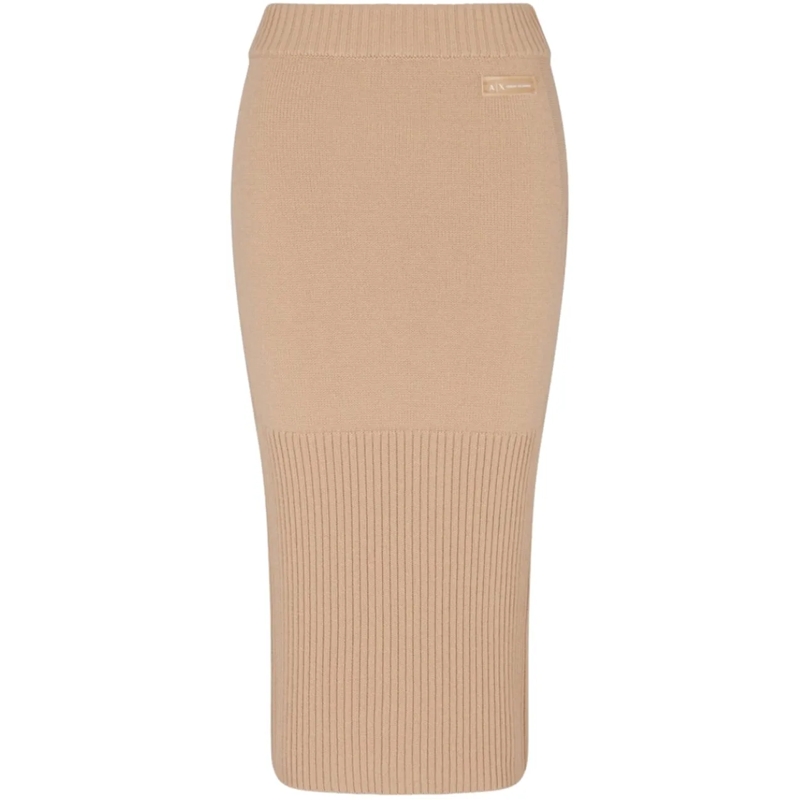 Armani Exchange Midirock Skirts Beige beige