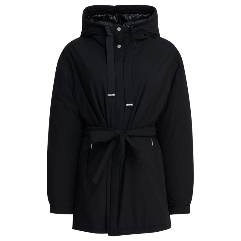 Herno Veste de transition Nylon Hooded Jacket Black
