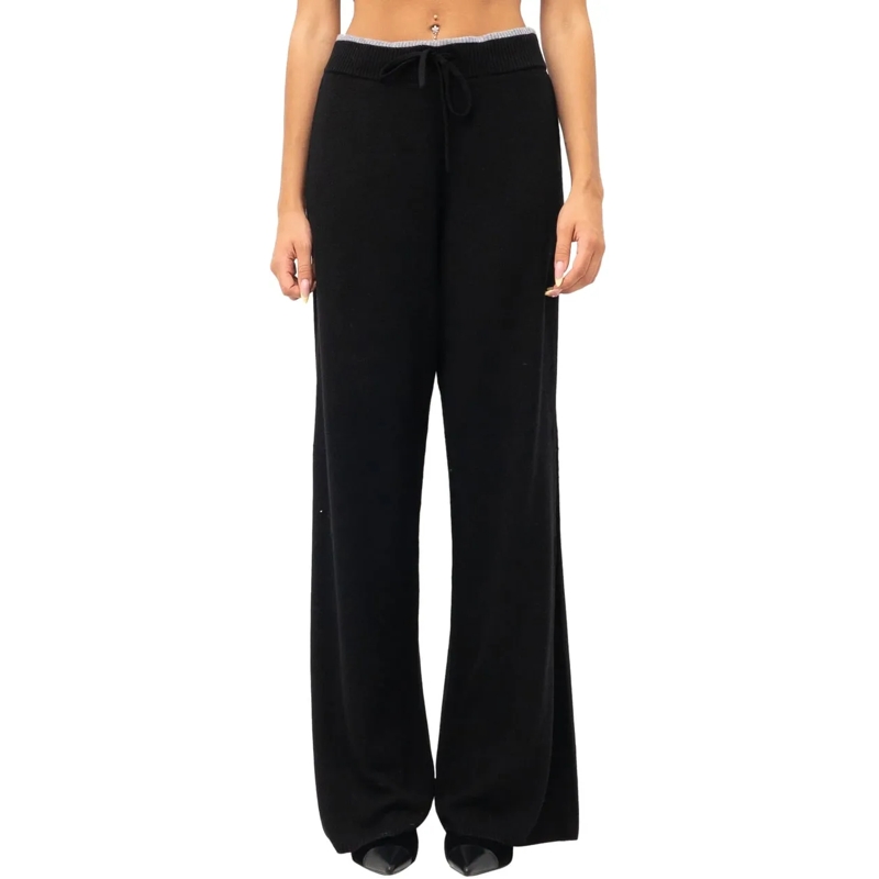 Pinko  Trousers Nero Limousine schwarz