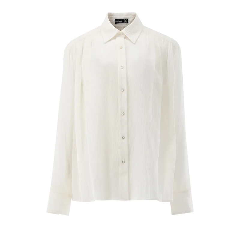 VAN LAACK Bluse Bluse Modern Fit Uni beige