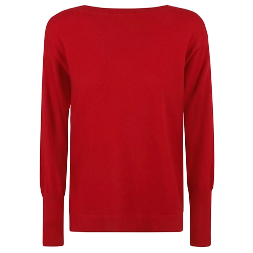 Rosso Puro Pullover Red Cashmere Sweater Red