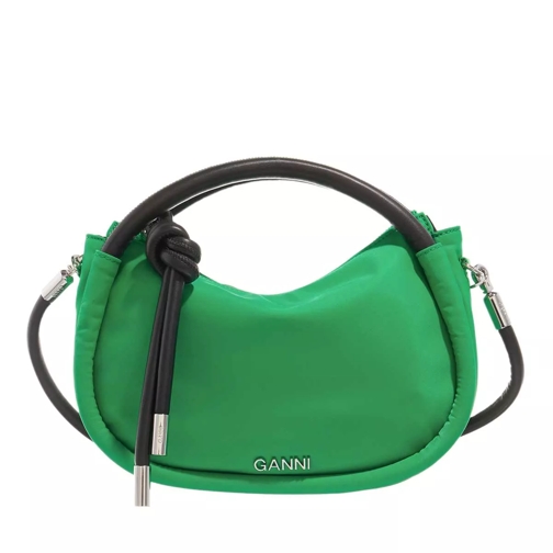 GANNI Knot Mini Bag Kelly Green Crossbody Bag