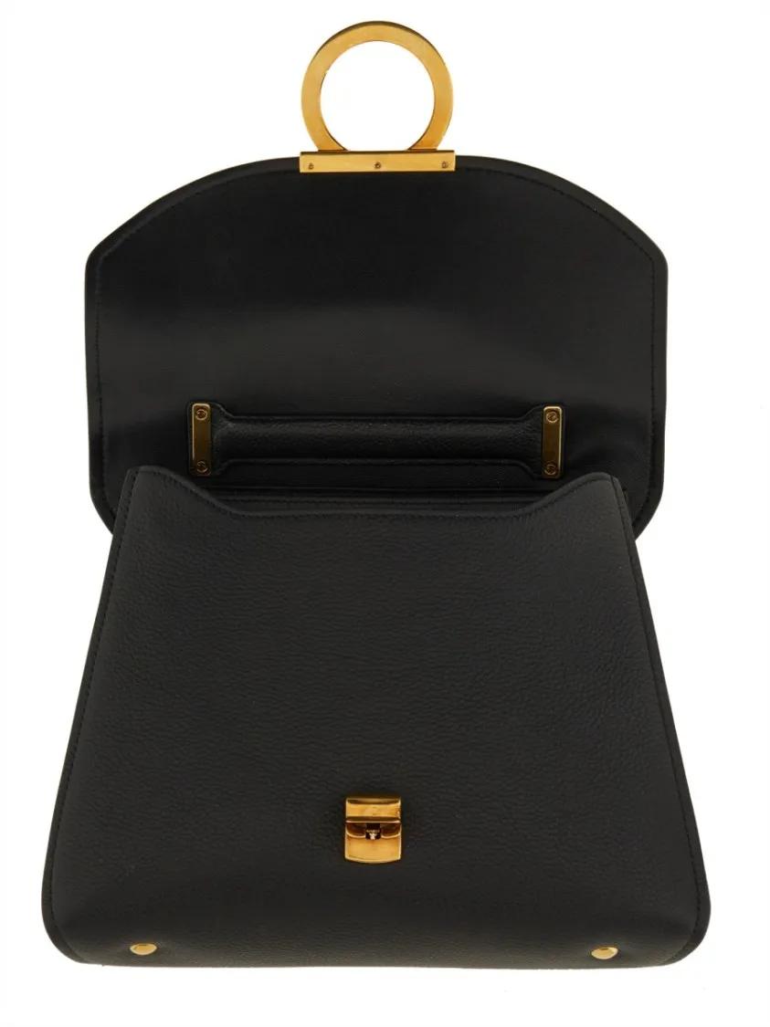 Salvatore Ferragamo Crossbody bags Mini Hooks Handbag in zwart