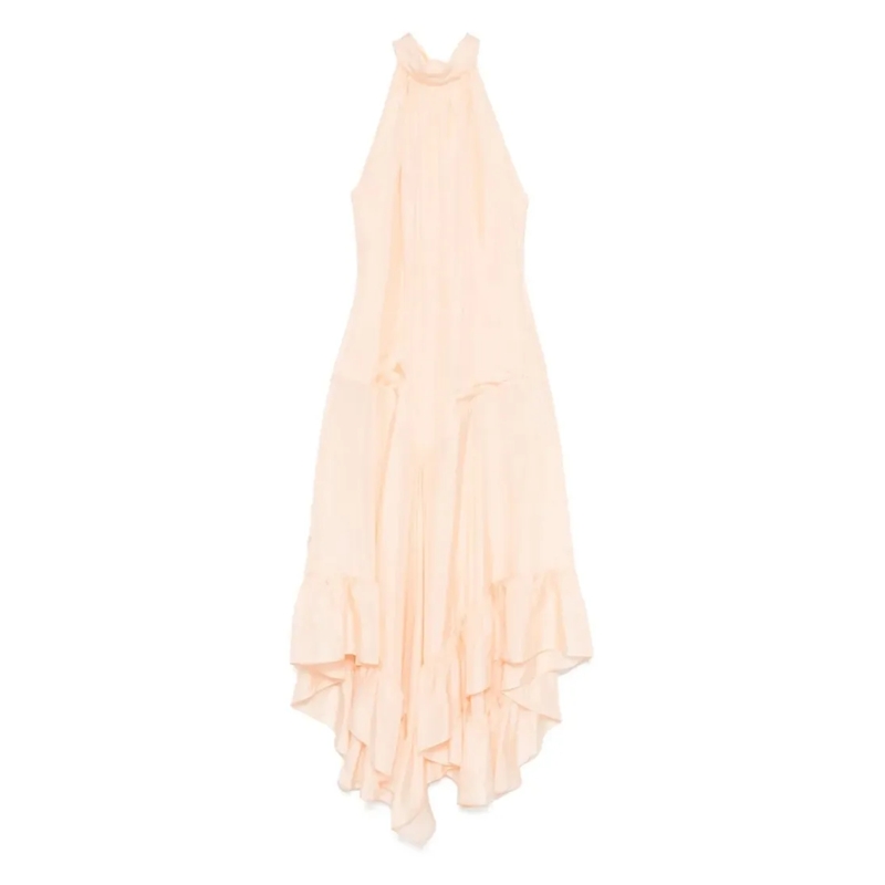 Philosophy Di Lorenzo Serafini Midi-jurk Refined Dress With Classic Silhouette Neutrals
