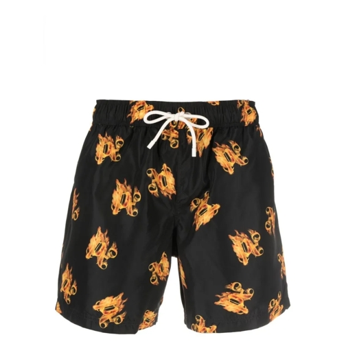 Palm Angels  Swim Shorts With Logo Black