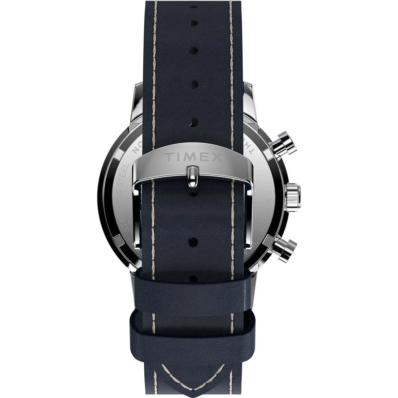 Timex Quarzuhr Quarz-Analoguhr Marlin Chronograph Stripes blau(Image 3)