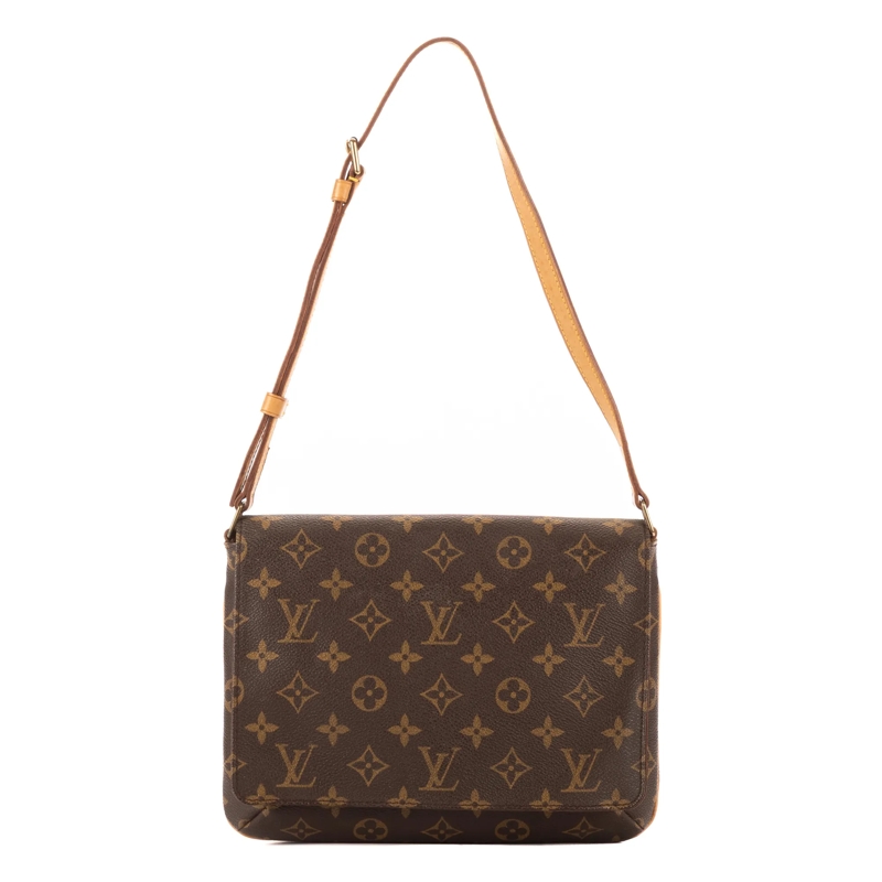 Louis Vuitton Schultertasche Musette Tango braun