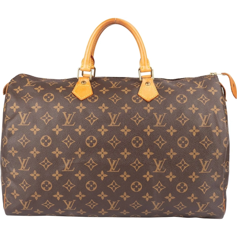 Louis Vuitton Tote Louis Vuitton Canvas Monogram Speedy 40 Handbag braun