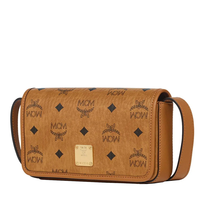 MCM Handytasche Aren Visetos Lanyard Fff Co Cognac(Image 5)