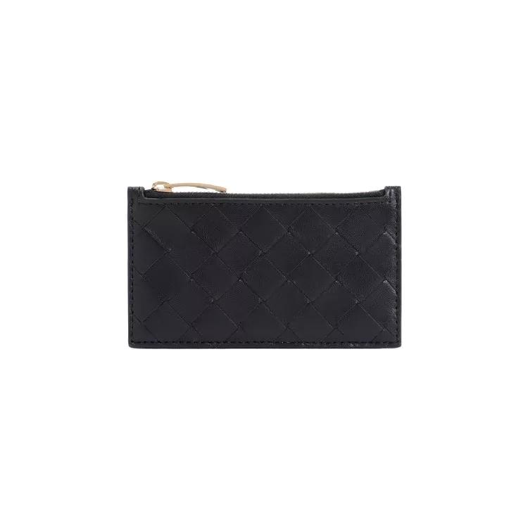 Bottega Veneta Portemonnaie - Zipped Card Case - Gr. unisize - in Schwarz - für Damen