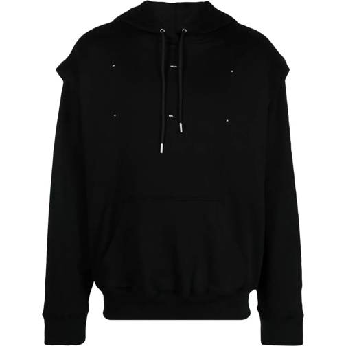 HELIOT EMIL  outline logo hoodie black schwarz