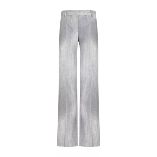 Ermanno Scervino Grey Polyester Pants Grey 