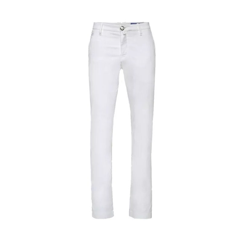 Jacob Cohen Jeans White Cotton Trousers White