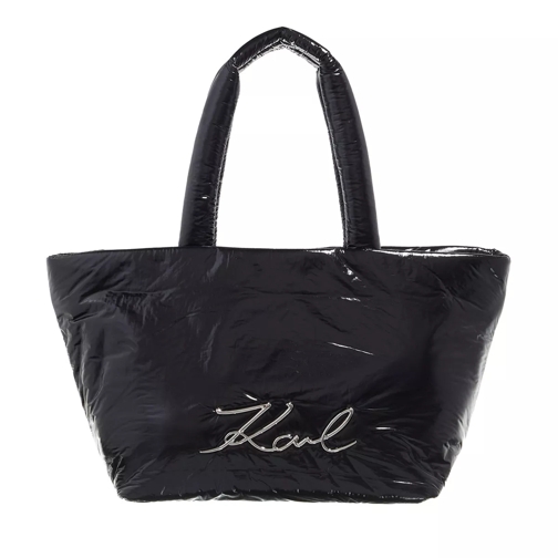 Karl Lagerfeld K/Signature Soft Md Tote Nylon Black Shoppingväska