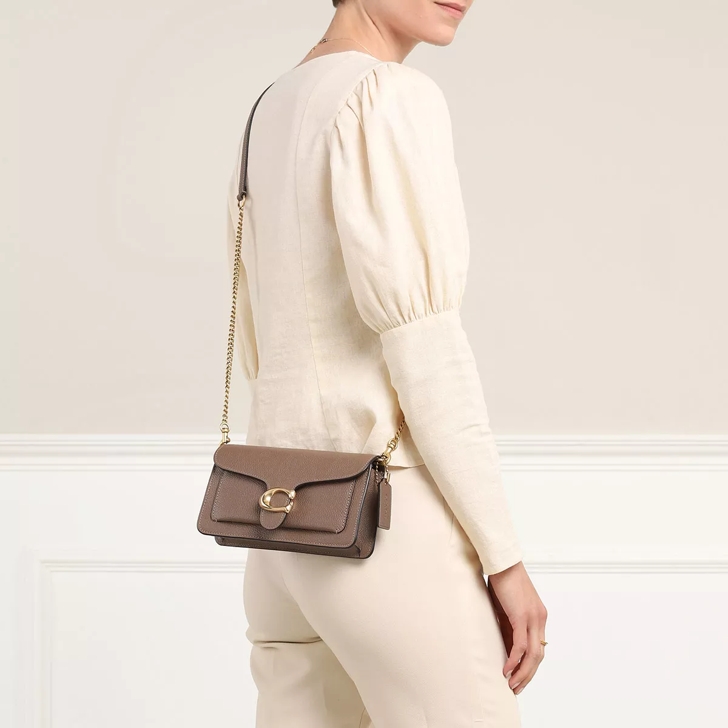 Coach pebbled sale crossbody clutch