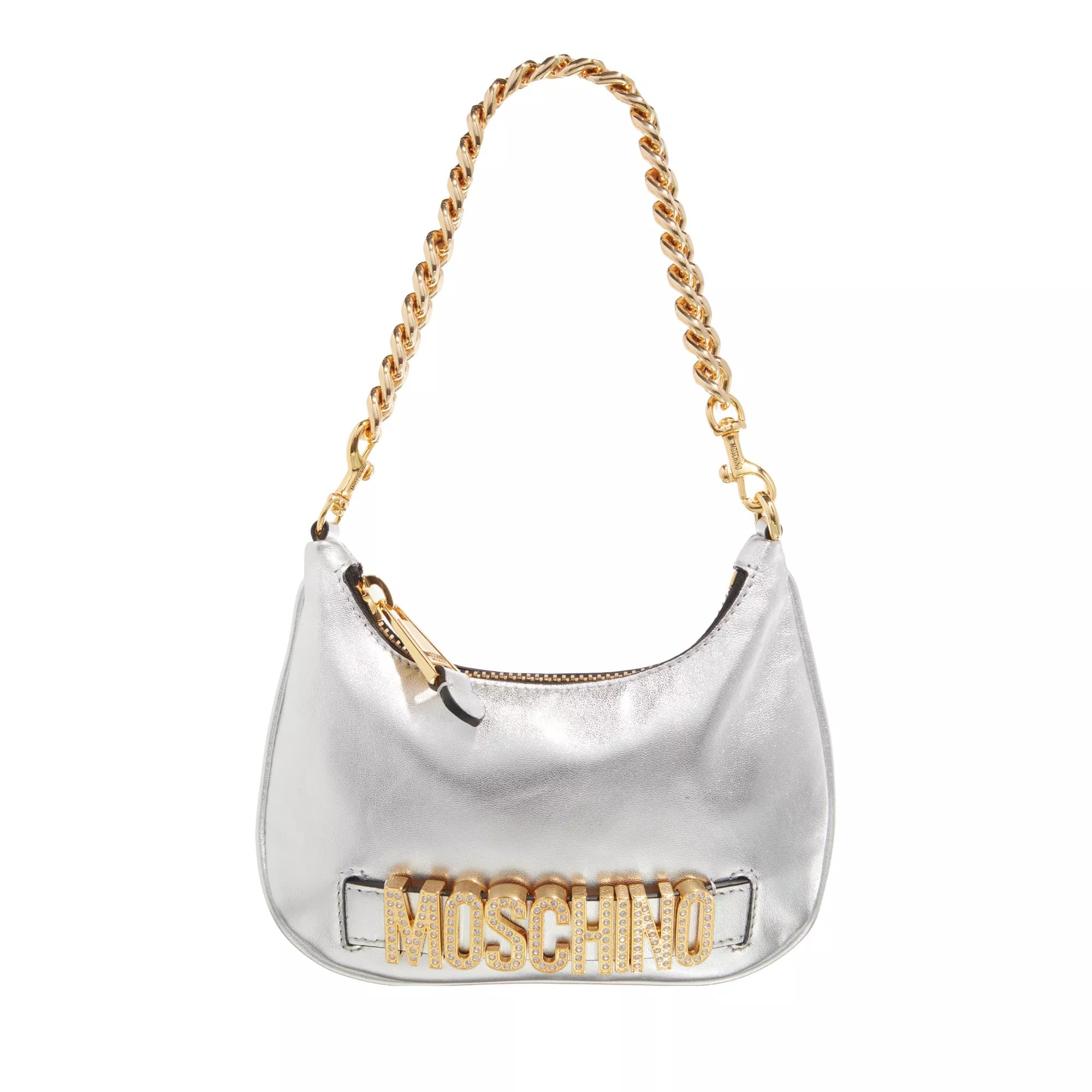 Moschino Pochettes - Lettering Strass Shoulder Bag - für Damen