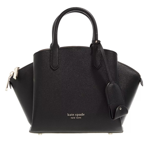 Kate Spade New York Avenue Refined Grain Mini Satchel Leather Black Fourre-tout
