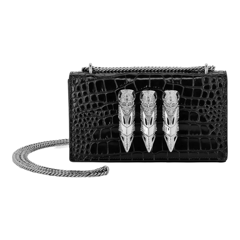 Philipp Plein Clutch Kupplung Claw Clutch schwarz