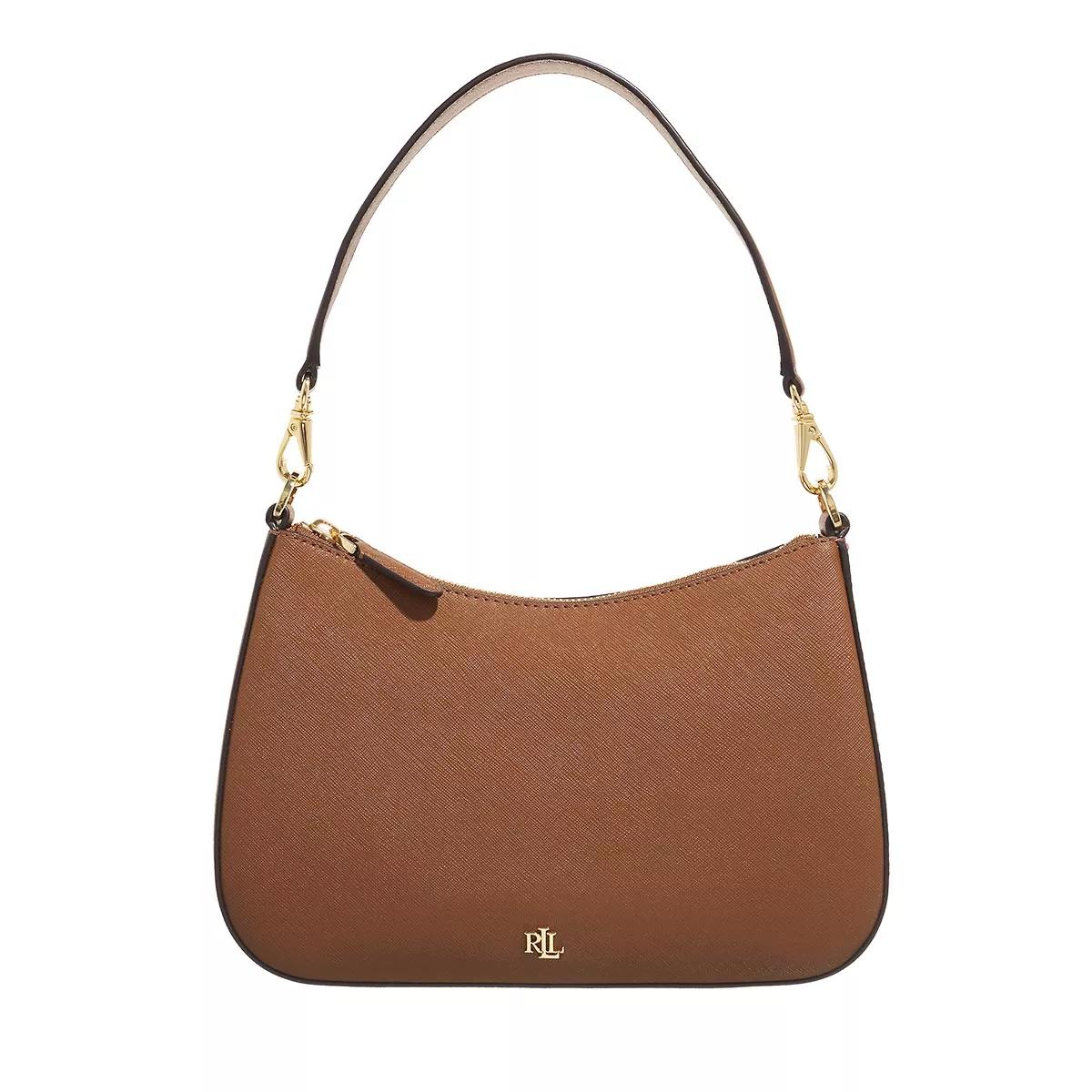 Lauren Ralph Lauren Danni 26-Shoulder Bag-Medium Lauren Tan | Hobo Bag