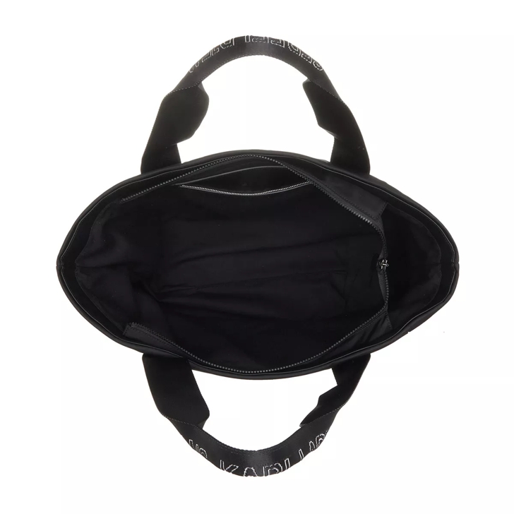 Black nylon tote bag online