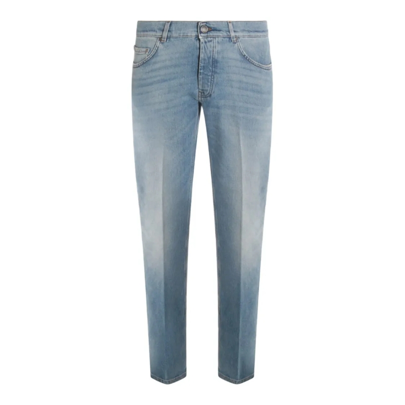Lardini Jeans Slim-Fit Light Blue Denim Jeans Grey