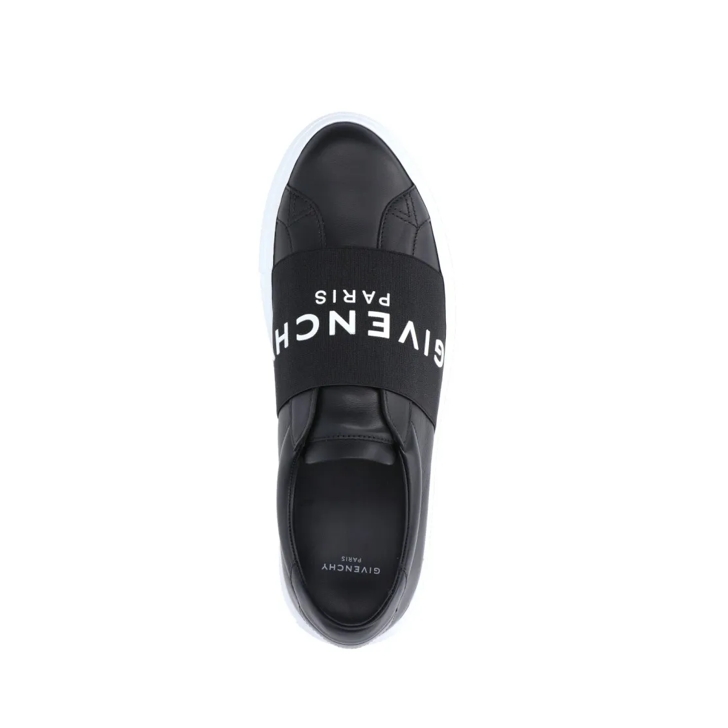 【送料&関税込】Givenchy Black City Sport Sneakers With Prin Givenchy Men's City Sport Black Patent Leather Sneakers