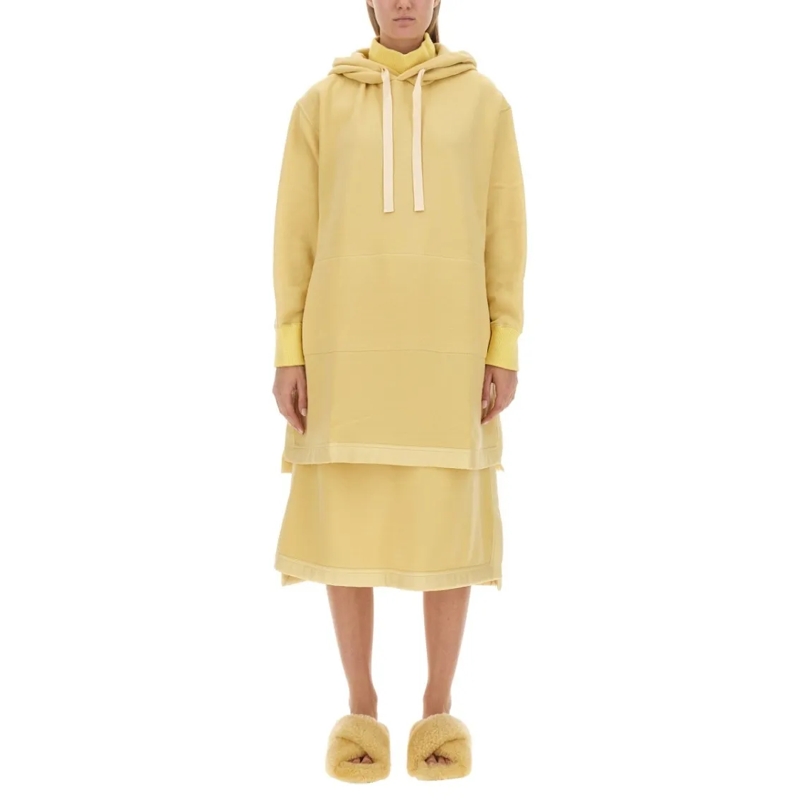 Jil Sander  Relaxed-Fit Oversized Hoodie With Drawstring Closu Yellow