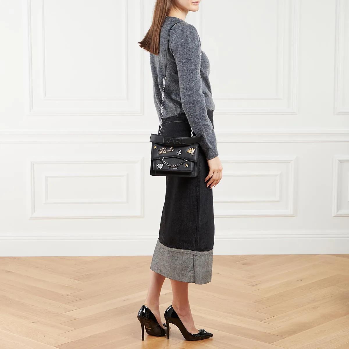 Karl Lagerfeld Crossbody bags K Seven Grainy Sp Sb Pins in zwart