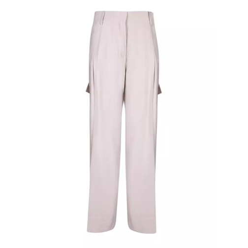 Blanca Vita Side Cargo Pockets Trousers Neutrals 