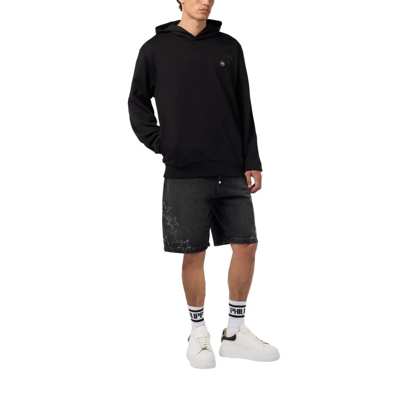 Philipp Plein Sweatjacke Kapuzen-Sweatshirt Greatness schwarz(Image 4)