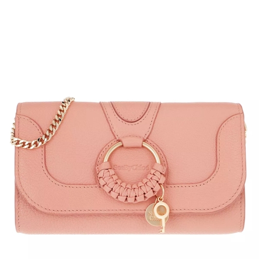See By Chloé Hana Wallet On Chain Fallow Pink Portafoglio a catena