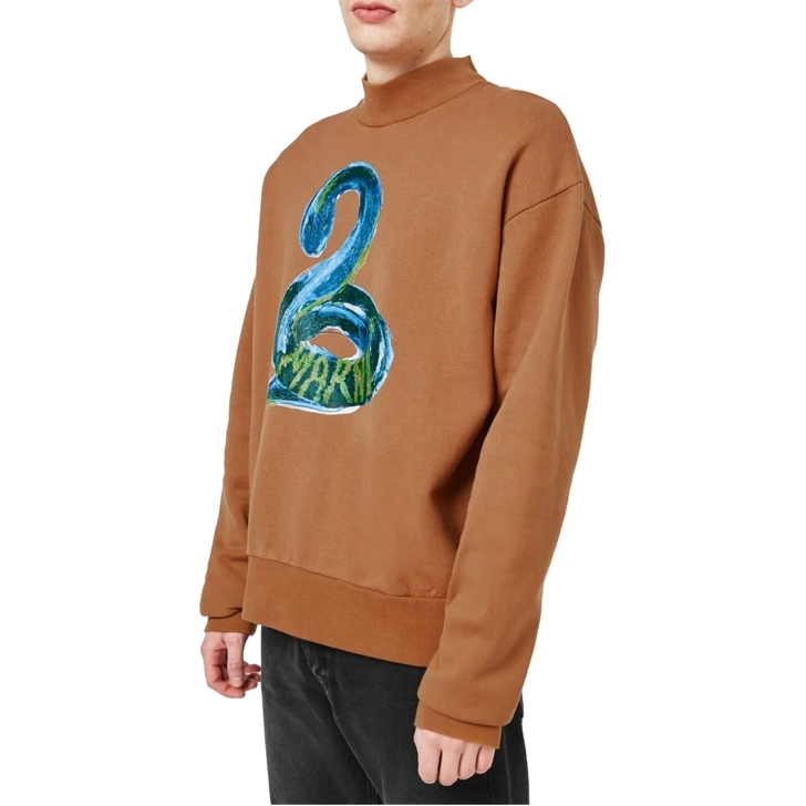 MARNIマルニPiton Logo Brushed Organic Sweatshirtトレーナー Marni Piton Logo Brushed Organic Sweatshirt Brown