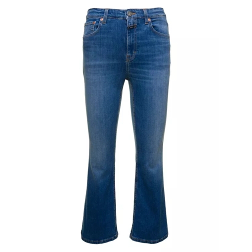 Closed Hi Sun' Blue Five-Pocket Styòe Cropped Jeans With  Blue Cropped jeans