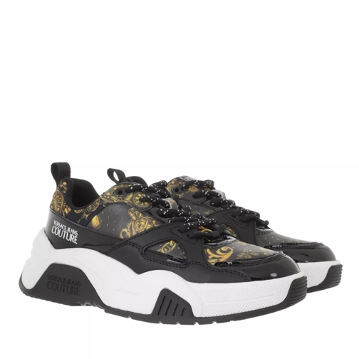 Versace Jeans Couture Sneakers Shoes Black/Gold Low-Top Sneaker