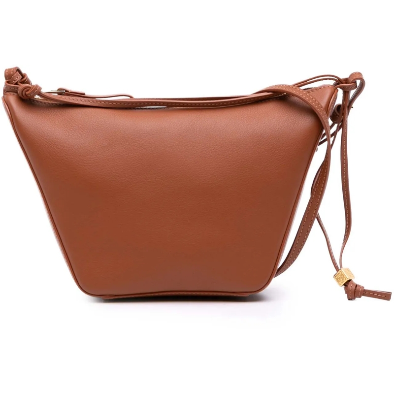Loewe Sac à bandoulière Mini Leather Hammock Hobo braun