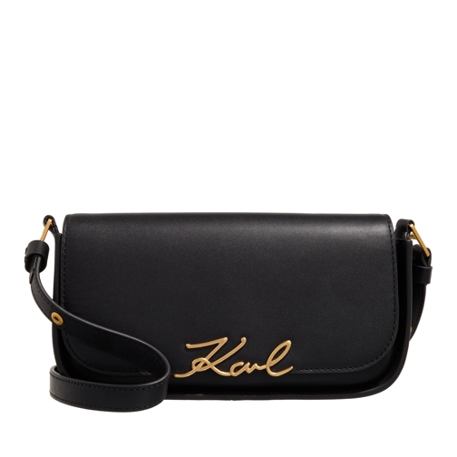 Karl Lagerfeld K/Signature Cb Black/Gold Crossbodytas