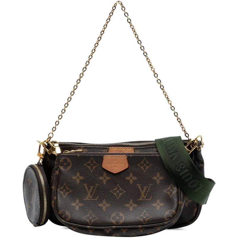 Louis Vuitton Schultertasche Monogram Multi Pochette Accessoires braun