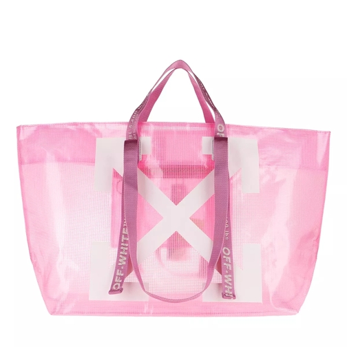 Off-White Commercial Tote Bag Pink/White Fourre-tout