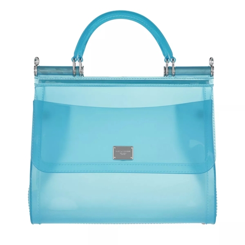 Dolce&Gabbana Sicily Tote Bag PVC Azzurro Fourre-tout