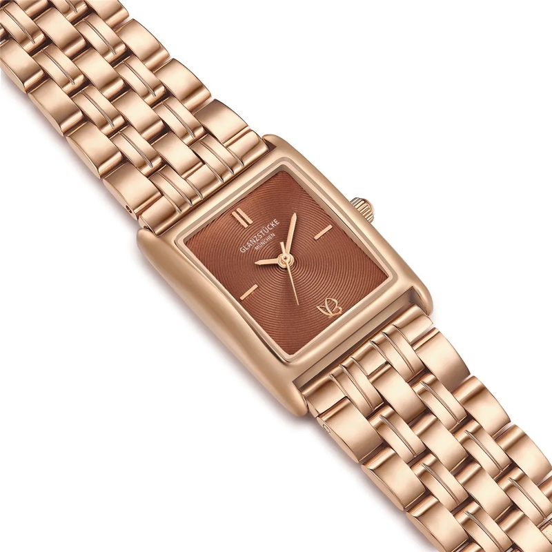 Glanzstücke München Automatikuhr Damen Armbanduhr Edelstahl rosegold(Image 6)