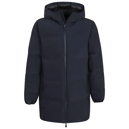 Herno Parka-Mäntel Feather-Padded Hooded Parka With Double Zip Closur Blue