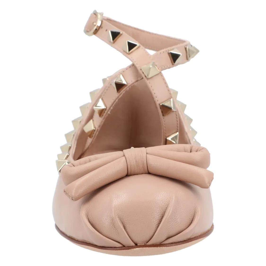 Thumbnail - Rockstud Nappa Ballerinas Pink - Gr. 40 (EU) - in Rosa