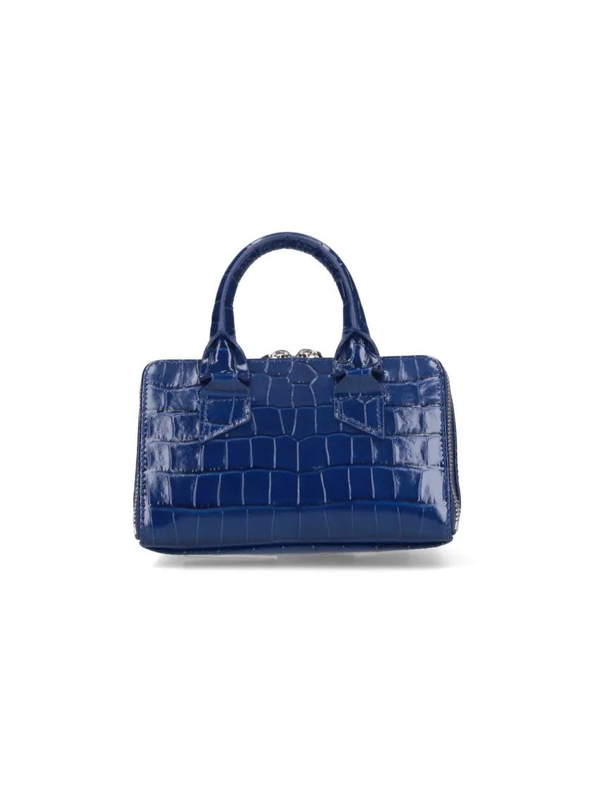 The Attico Shoppers & Totes "Friday" Mini Bag – Blue in blauw