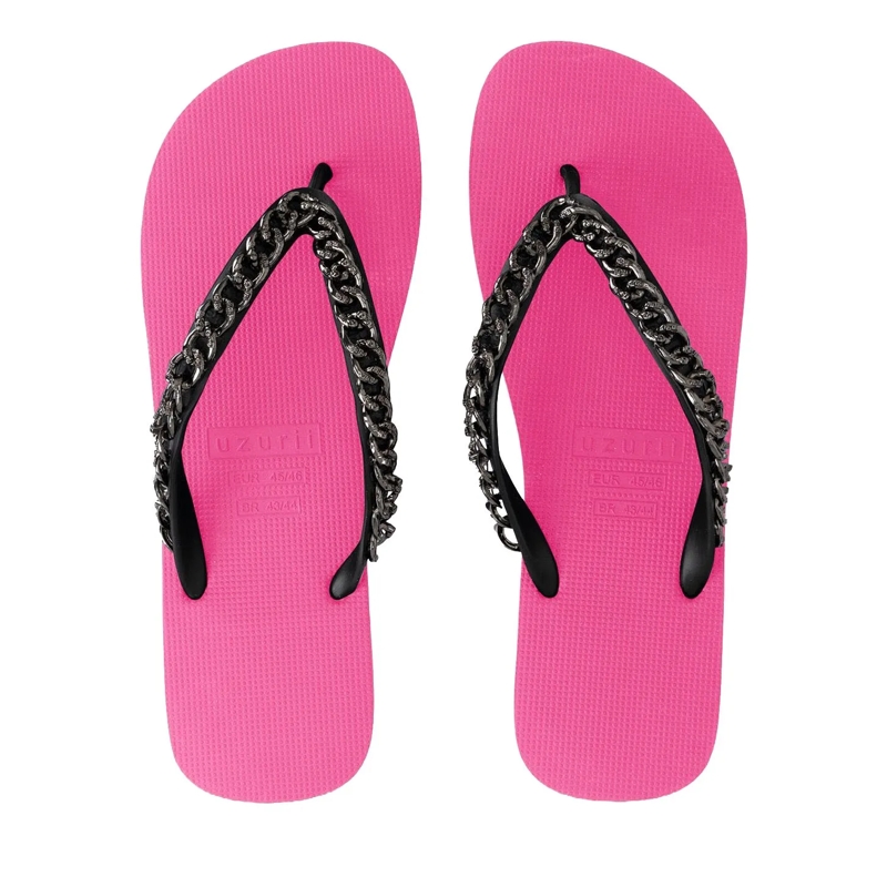 UZURII Flip Flops Zehentrenner Silver Large pink(Image 4)