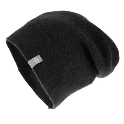 FRAAS Cashmere Hat Black Chapeau en laine