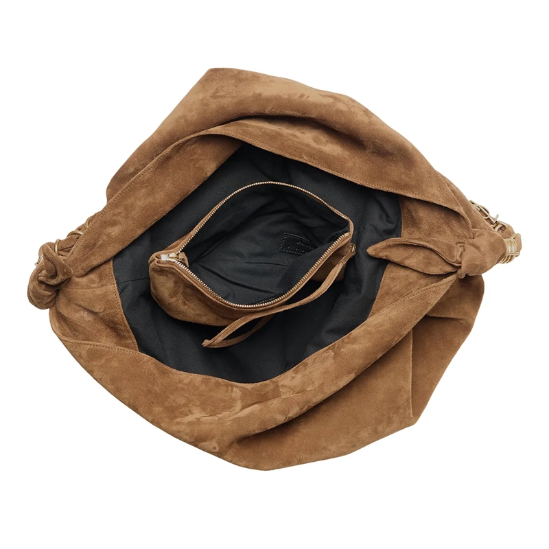 Saint Laurent Hobo Bag Tote Caramel(Image 5)