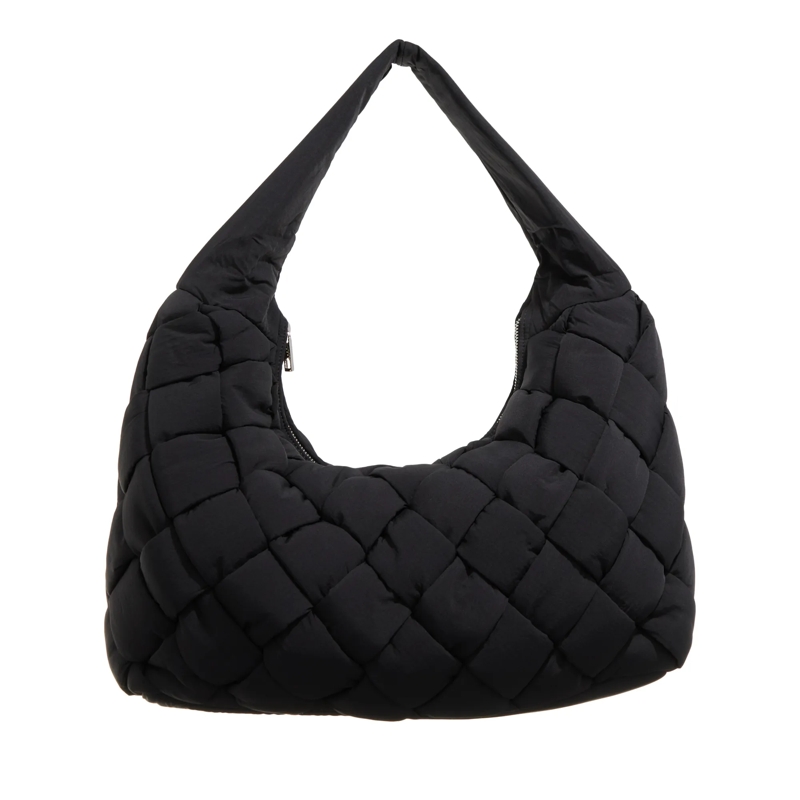 Liebeskind Berlin Schultertasche Bo Plain Weaved Nylon Hobo Bag L Black
